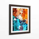 Llamas de Determinación, Olas de Justicia - Sae Art | Cuadro decorativo de Canvas Lab