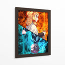 Llamas de Determinación, Olas de Justicia - Sae Art | Cuadro decorativo de Canvas Lab