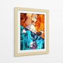 Llamas de Determinación, Olas de Justicia - Sae Art | Cuadro decorativo de Canvas Lab