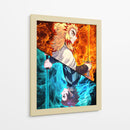 Llamas de Determinación, Olas de Justicia - Sae Art | Cuadro decorativo de Canvas Lab
