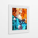 Llamas de Determinación, Olas de Justicia - Sae Art | Cuadro decorativo de Canvas Lab