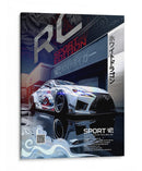 Tigre Blanco Sport - Puffy Design | Cuadro decorativo de Canvas Lab