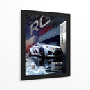 Tigre Blanco Sport - Puffy Design | Cuadro decorativo de Canvas Lab