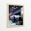 Tigre Blanco Sport - Puffy Design | Cuadro decorativo de Canvas Lab