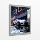 Tigre Blanco Sport - Puffy Design | Cuadro decorativo de Canvas Lab