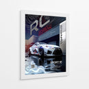 Tigre Blanco Sport - Puffy Design | Cuadro decorativo de Canvas Lab