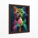 Gato Psicodélico - Puffy Design | Cuadro decorativo de Canvas Lab