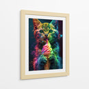 Gato Psicodélico - Puffy Design | Cuadro decorativo de Canvas Lab