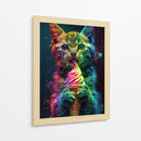 Gato Psicodélico - Puffy Design | Cuadro decorativo de Canvas Lab