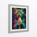 Gato Psicodélico - Puffy Design | Cuadro decorativo de Canvas Lab