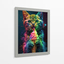 Gato Psicodélico - Puffy Design | Cuadro decorativo de Canvas Lab