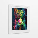 Gato Psicodélico - Puffy Design | Cuadro decorativo de Canvas Lab
