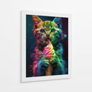 Gato Psicodélico - Puffy Design | Cuadro decorativo de Canvas Lab