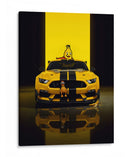 Furia Amarilla - Puffy Design | Cuadro decorativo de Canvas Lab