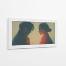 Hilo rojo - DIEGO D L | Cuadro decorativo de Canvas Lab