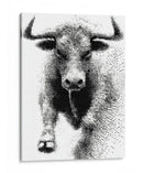 Toro en puntos - DIEGO D L | Cuadro decorativo de Canvas Lab