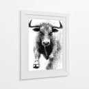 Toro en puntos - DIEGO D L | Cuadro decorativo de Canvas Lab