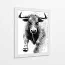 Toro en puntos - DIEGO D L | Cuadro decorativo de Canvas Lab
