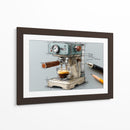Dibujo de cafetera realismo - DIEGO D L | Cuadro decorativo de Canvas Lab
