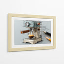 Dibujo de cafetera realismo - DIEGO D L | Cuadro decorativo de Canvas Lab