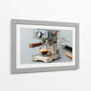 Dibujo de cafetera realismo - DIEGO D L | Cuadro decorativo de Canvas Lab