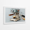 Dibujo de cafetera realismo - DIEGO D L | Cuadro decorativo de Canvas Lab