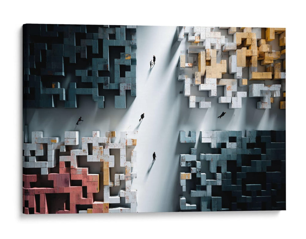 Divisiones poblacionales - DIEGO D L | Cuadro decorativo de Canvas Lab