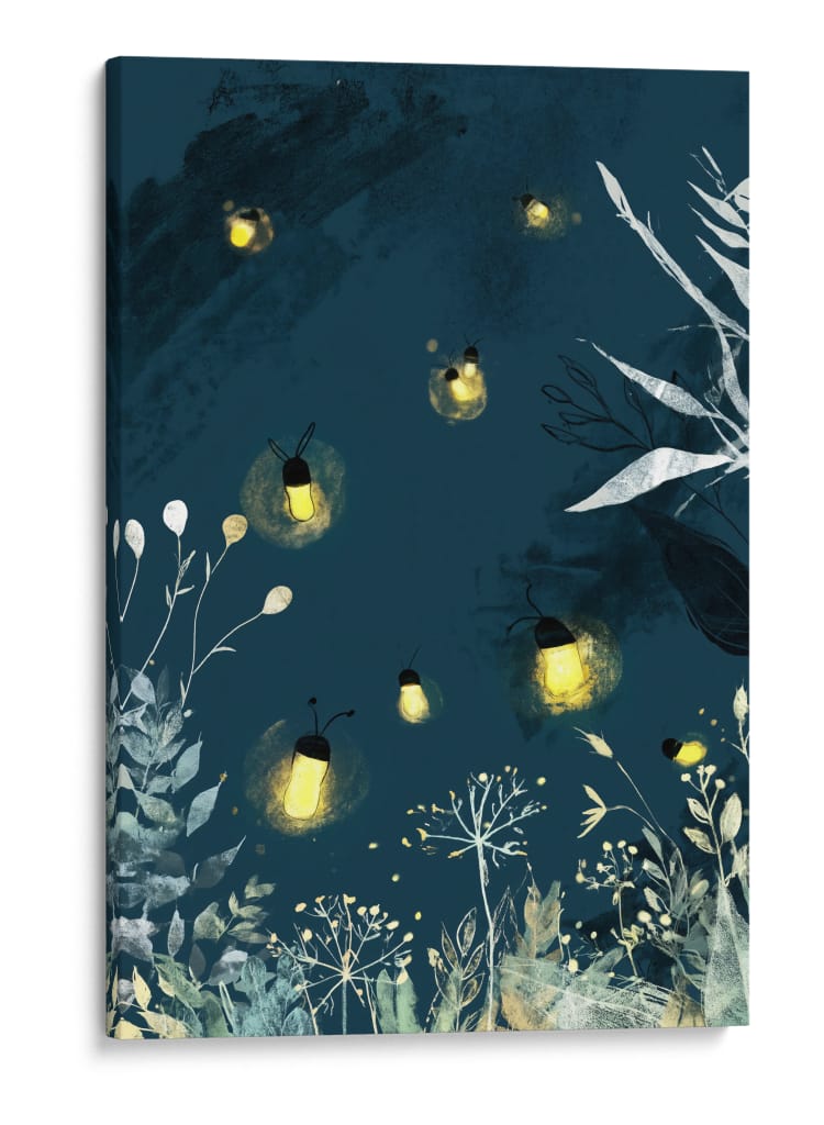 Luces nocturnas en oleo - DIEGO D L | Cuadro decorativo de Canvas Lab