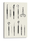 Instrumentos dentales en orden - DIEGO D L | Cuadro decorativo de Canvas Lab