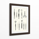 Instrumentos dentales en orden - DIEGO D L | Cuadro decorativo de Canvas Lab