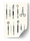 Instrumentos dentales en orden - DIEGO D L | Cuadro decorativo de Canvas Lab