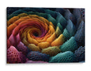 Vórtice de panales de colores - DIEGO D L | Cuadro decorativo de Canvas Lab