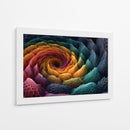 Vórtice de panales de colores - DIEGO D L | Cuadro decorativo de Canvas Lab