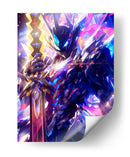 Paladín de Neón - Sae Art | Cuadro decorativo de Canvas Lab