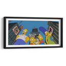 The Simpsons on the city | Cuadro decorativo de Canvas Lab