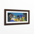 The Simpsons on the city | Cuadro decorativo de Canvas Lab