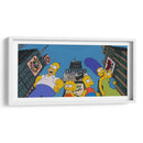 The Simpsons on the city | Cuadro decorativo de Canvas Lab