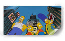 The Simpsons on the city | Cuadro decorativo de Canvas Lab