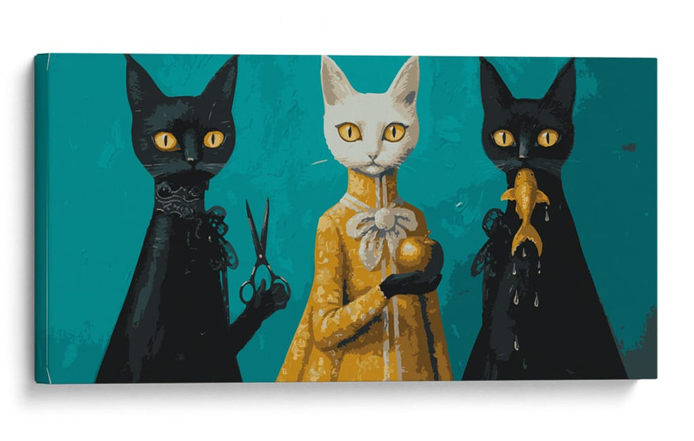 Triara gatuna 1 - Miauch | Cuadro decorativo de Canvas Lab