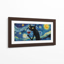 Gato con vino - Miauch | Cuadro decorativo de Canvas Lab