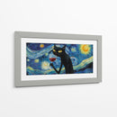 Gato con vino - Miauch | Cuadro decorativo de Canvas Lab