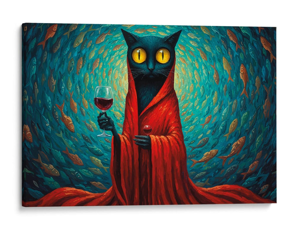 Gato 1 secta - Miauch | Cuadro decorativo de Canvas Lab