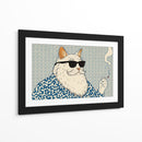 Gato Don fumador - Miauch | Cuadro decorativo de Canvas Lab