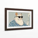 Gato Don fumador - Miauch | Cuadro decorativo de Canvas Lab