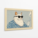 Gato Don fumador - Miauch | Cuadro decorativo de Canvas Lab