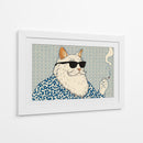 Gato Don fumador - Miauch | Cuadro decorativo de Canvas Lab