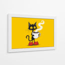 Gatito reflexión - Miauch | Cuadro decorativo de Canvas Lab