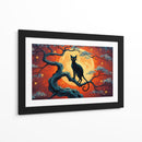 Gato penumbras - Miauch | Cuadro decorativo de Canvas Lab