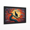 Gato penumbras - Miauch | Cuadro decorativo de Canvas Lab