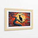 Gato penumbras - Miauch | Cuadro decorativo de Canvas Lab